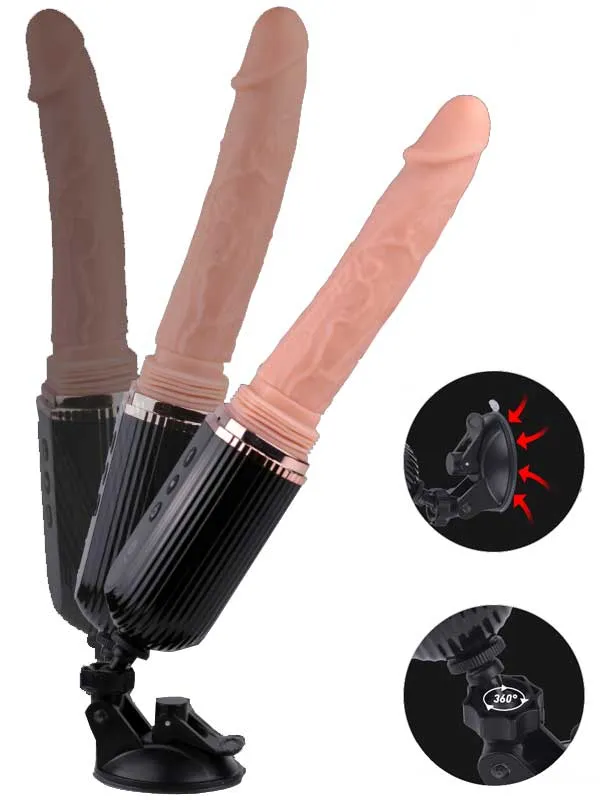 Uzaktan Kumandalı İleri Geri Hareketli Şarjlı Vantuzlu Seks Makinası