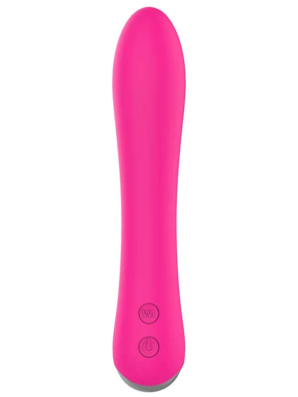 Isıtmalı Şarjlı  Güçlü Titreşimli Esnek Silikon Vibratör 17.5 cm