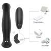 Anal ve Prostat Uyarım Vibratörü Uzaktan Kumandalı Şarjlı