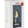 NOXXX Çelik Gold Kalp Mücevherli Anal Plug Küçük Boy