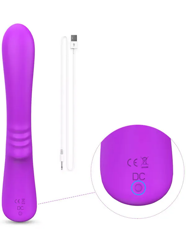 Esnek Ultra Güçlü Şarjlı Vibratör 18 cm