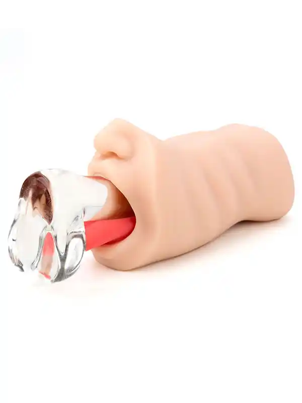 Ağız ve Vajina Girişli Stroker Mastürbatör