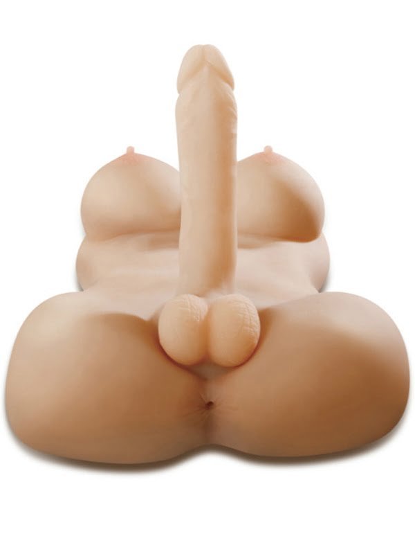 Yarım Vücut Ladyboy Mastürbatör