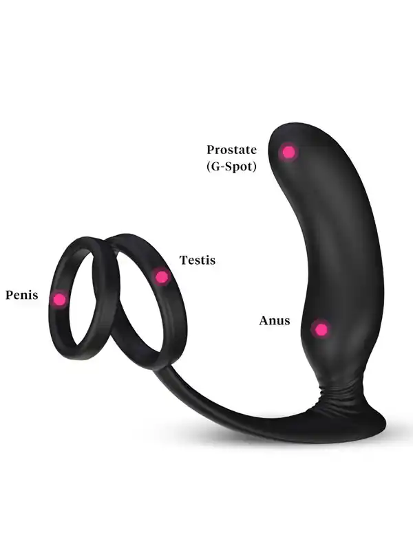 lanco-prostat-ve-penis-halkali-sarjli-anal-masaj-vibratoru-6 NOXXX Halo Penis Halkalı Prostat ve Şarjlı Anal Masaj Vibratörü