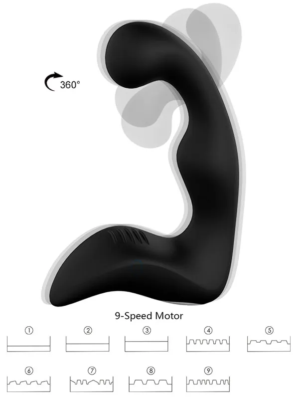 Prostat ve Anal Vibratör Uzaktan Kumandalı Şarjlı