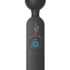 Isıtmalı Şarjlı 12 Titreşim Modlu Wand LCD Ekranlı Vibratör 22 cm