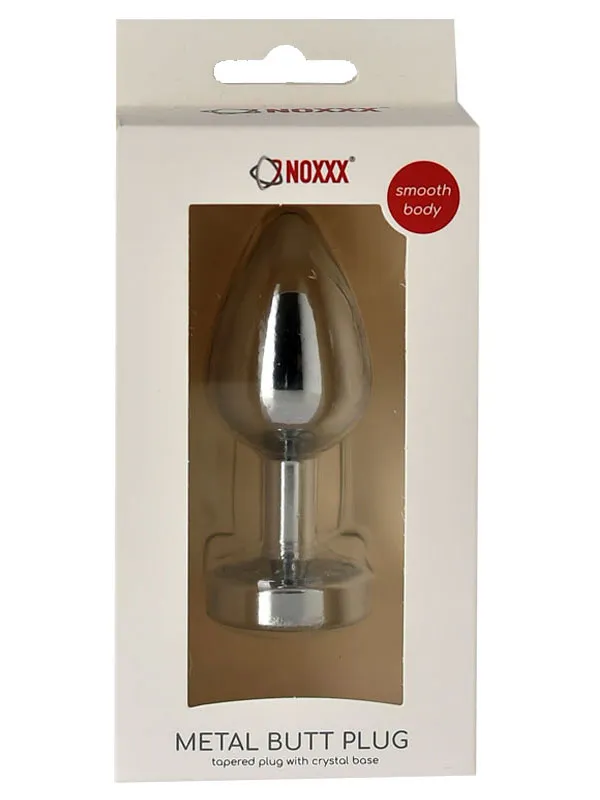NOXXX Çelik Anal Plug Led Işıklı Orta Boy