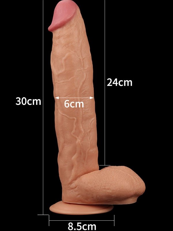 LoveToy Büyük Boy Realistik Gerçekci Dildo 28 cm