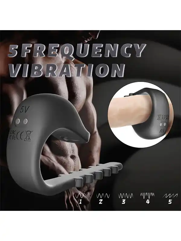 lightning-ring-ayarlanabilir-elektro-sok-ozellikli-sarjli-penis-halkasi-3 Ayarlanabilir Elektro Şok Özellikli Şarjlı Penis Halkası