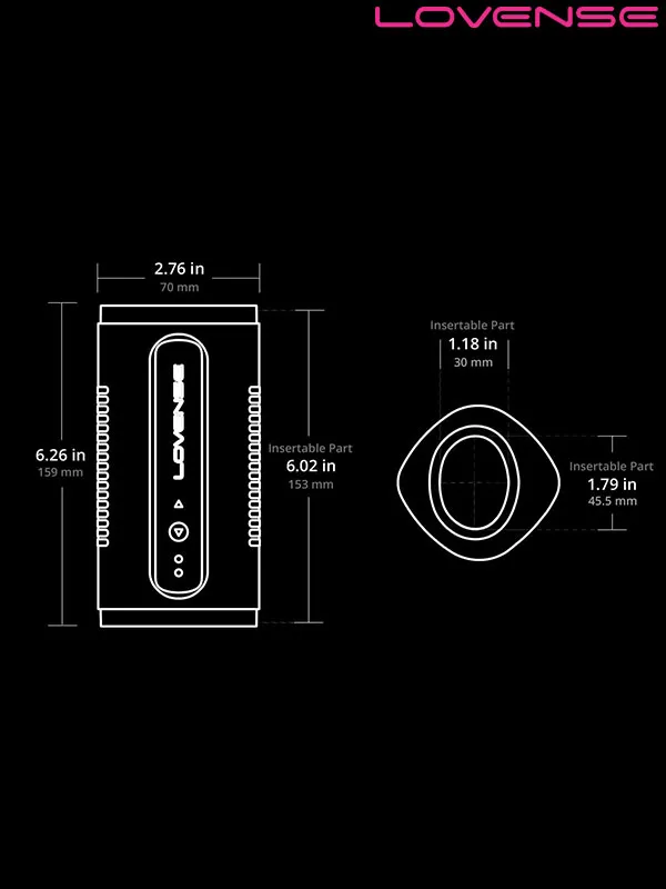 Lovense Calor Mastürbatör App Controlled