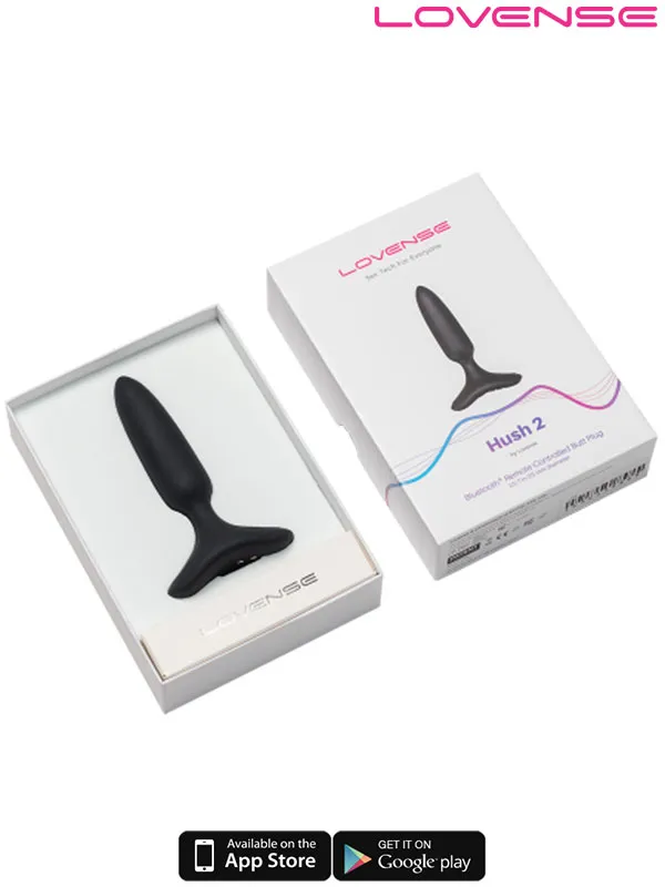 Lovense HUSH 2 Anal Plug 1" App Controlled