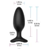 Lovense HUSH 2 Anal Plug 1.75" App Controlled