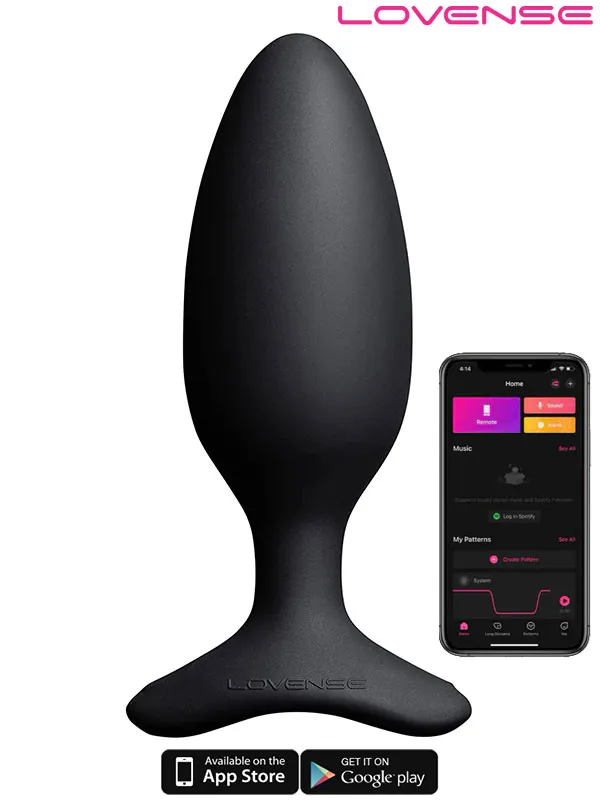 Lovense HUSH 2 Anal Plug 1.75" App Controlled