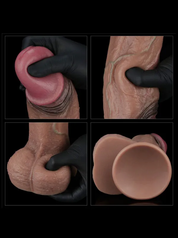 11'' Dual Layered Silicone Cock XXL 28 cm