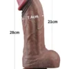 11'' Dual Layered Silicone Cock XXL 28 cm