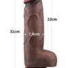 12'' Dual Layered Silicone Cock XXL 31 cm