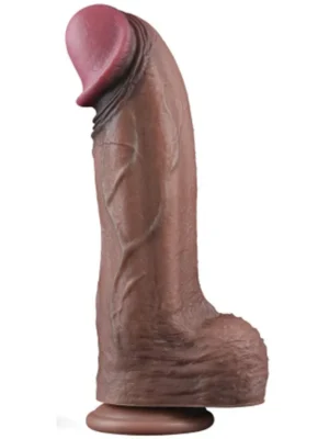 13'' Dual Layered Silicone Cock XXL 33 cm
