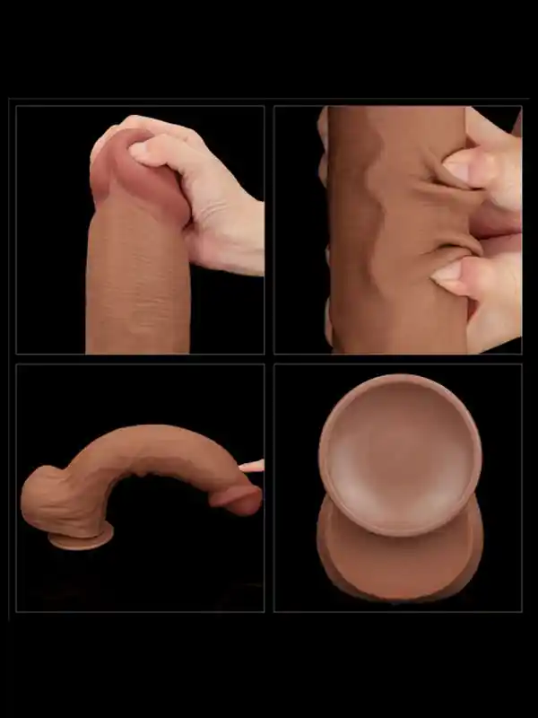 14'' Dual Layer Çift Katmanlı Dev Dildo 36 cm
