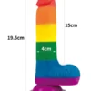 7.5'' Prider Dildo Realistik Penis 19.5 cm