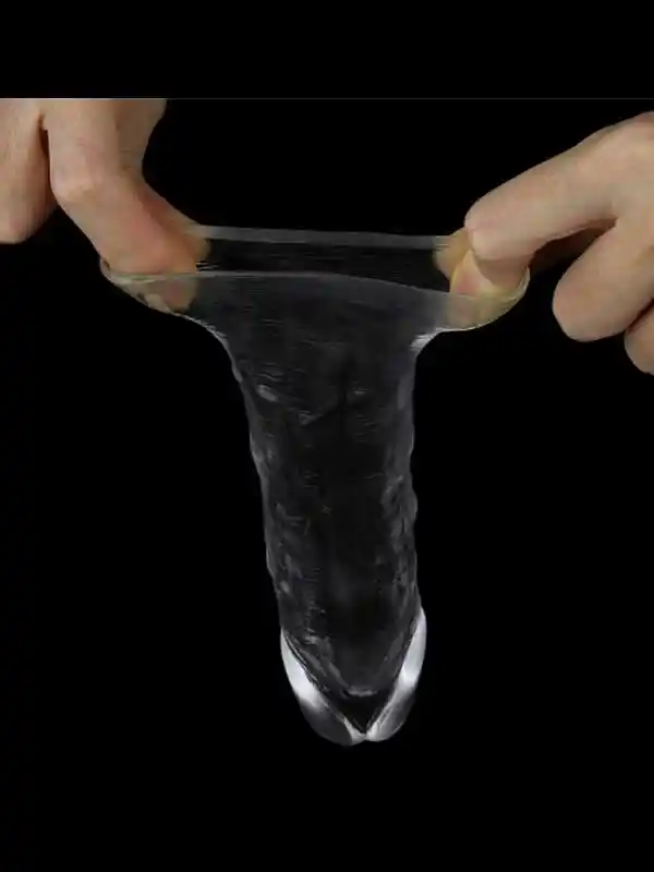 Flawless Şeffaf Penis Kılıfı 2.5 cm Uzatmalı