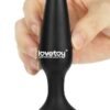 LoveToy Silicone Anal Plug S 11.5 cm Siyah