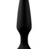 LoveToy Silicone Anal Plug S 11.5 cm Siyah