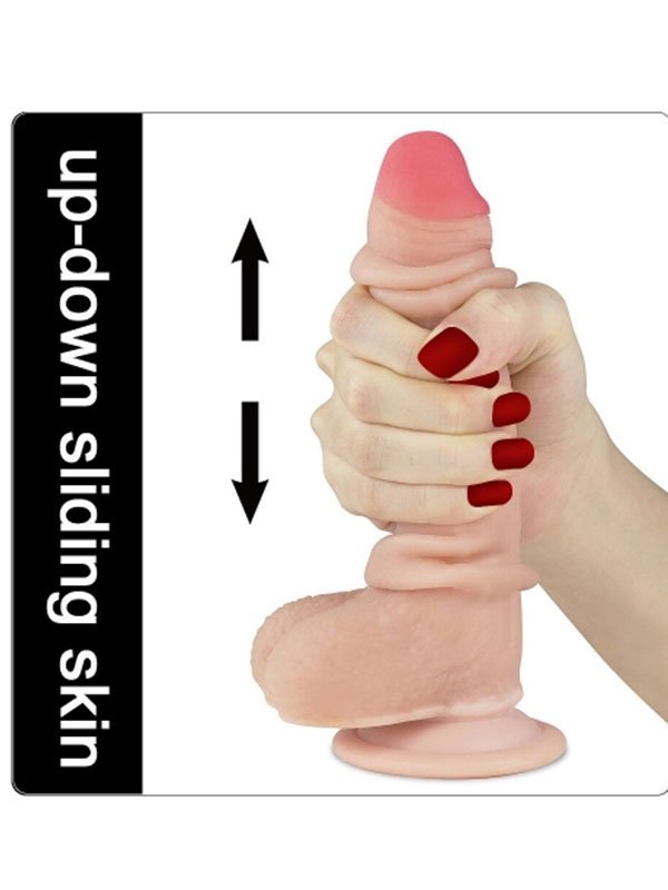 LoveToy Çift Katmanlı Penis17.5 cm