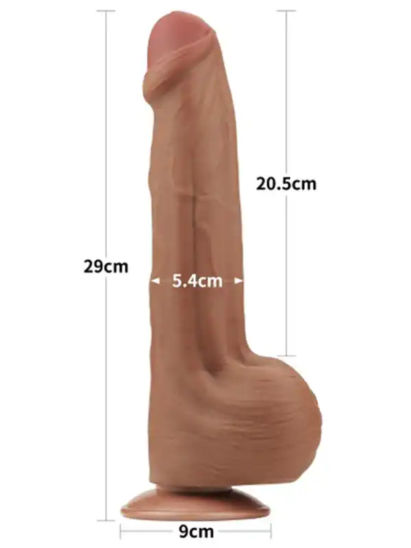 Dual Layer Çift Katmanlı Dildo 29 cm Melez
