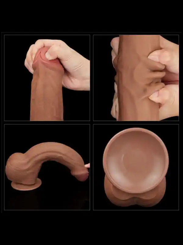 Dual Layer Çift Katmanlı Dildo 29 cm Melez