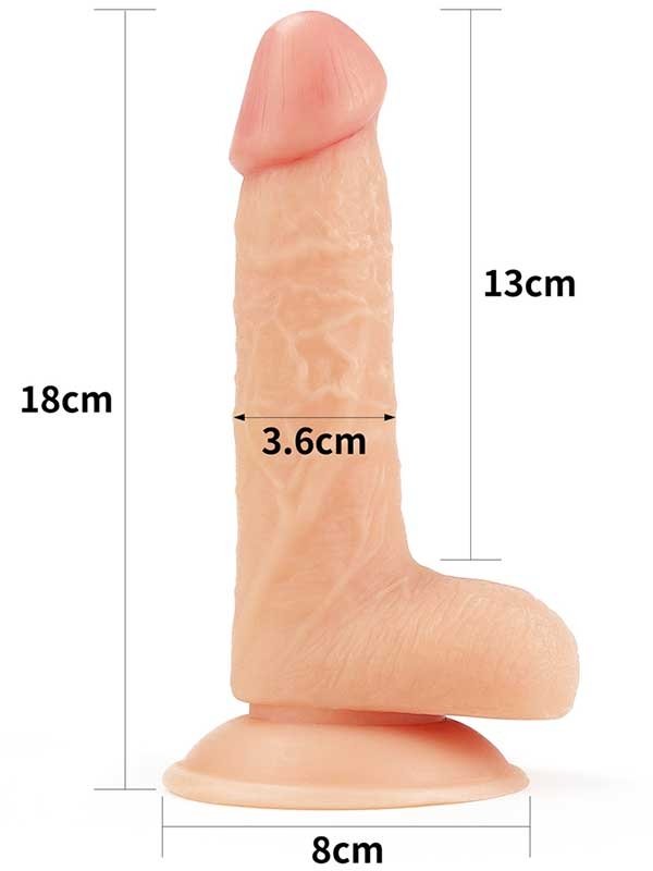 LoveToy Ultra Yumuşak Realistik Penis 18 cm
