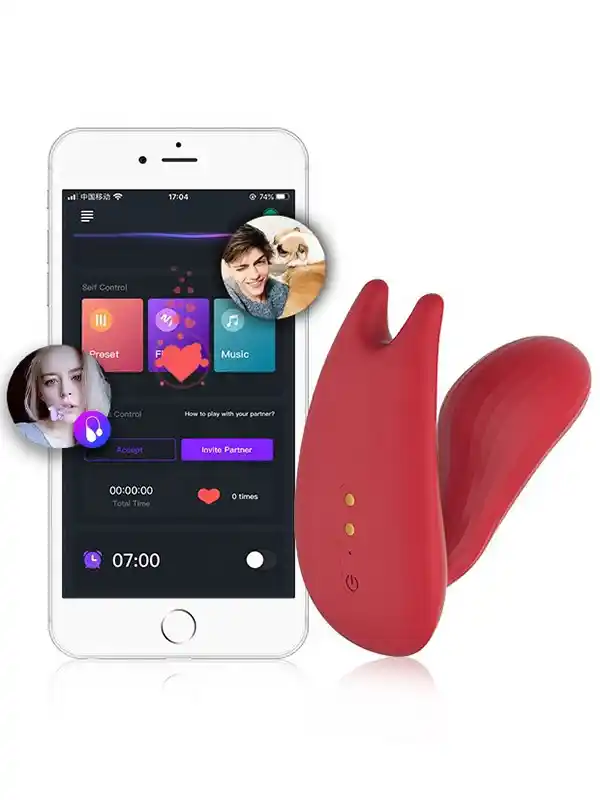 UMI Telefon Kontrollü Çiftler İçin Giyilebilir Vibratör