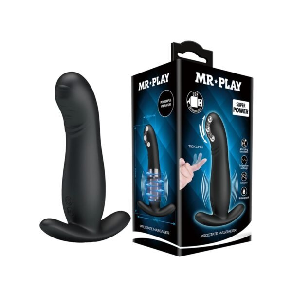 Mr Play USB Şarjlı Silikon Prostat Masaj Vibratörü