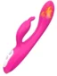 naughty-isitmali-guclu-titresimli-tavsan-vibrator-22-cm Isıtmalı Şarjlı Güçlü Titreşimli Tavşan Vibratör 22 cm