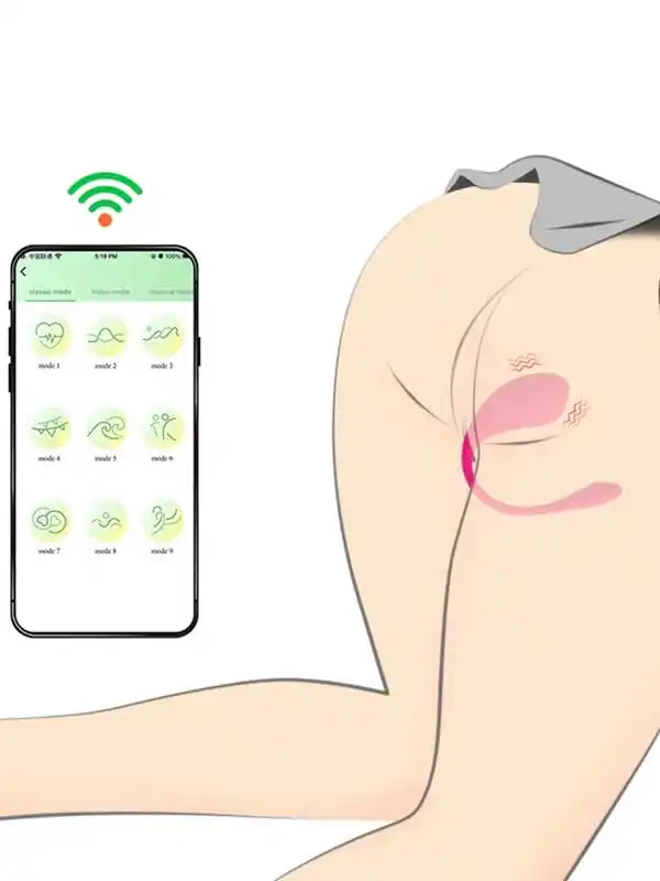 NOXXX Çiftler için Giyilebilir Telefon Kontrollü Vibratör