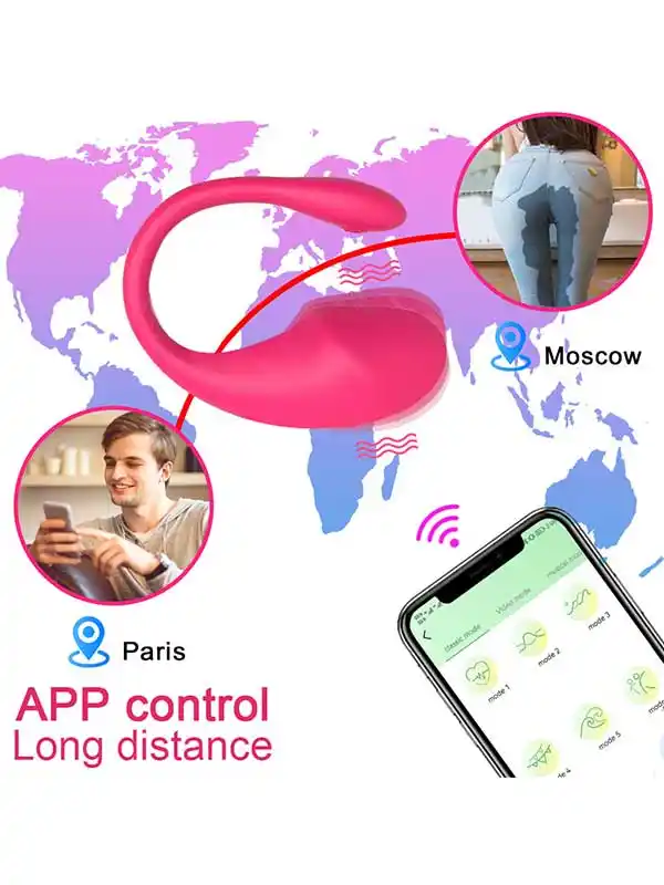 NOXXX Çiftler için Giyilebilir Telefon Kontrollü Vibratör