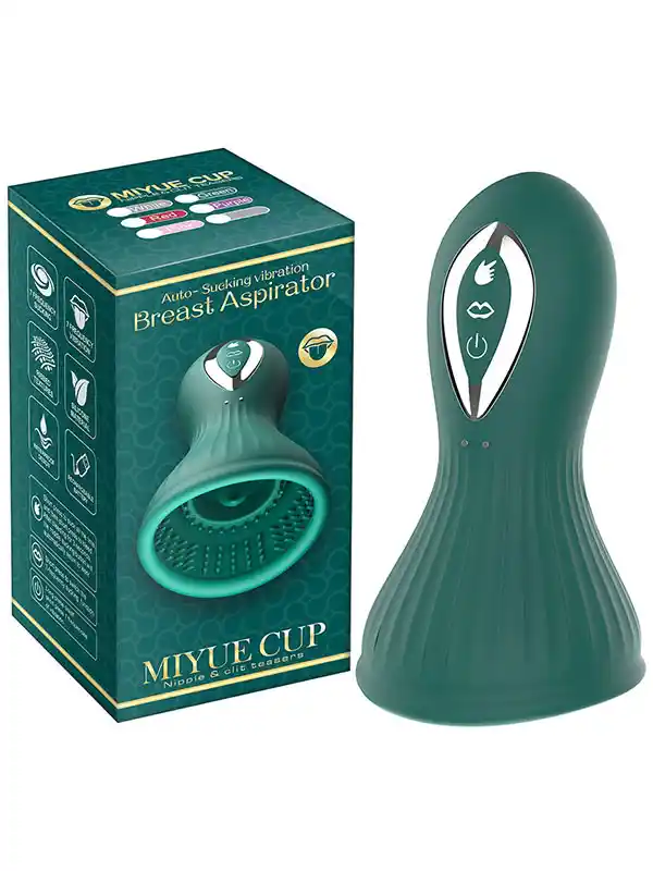 NOXXX Vakumlu ve Dil Yalamalı Titreşimli Şarjlı Göğüs Vajina Pompası