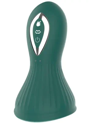 NOXXX Vakumlu ve Dil Yalamalı Titreşimli Şarjlı Göğüs Vajina Pompası