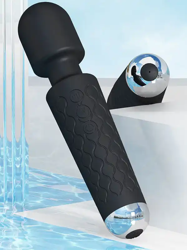 NOXXX Wand Masaj Aleti Şarjlı 28 Fonksiyonlu Siyah