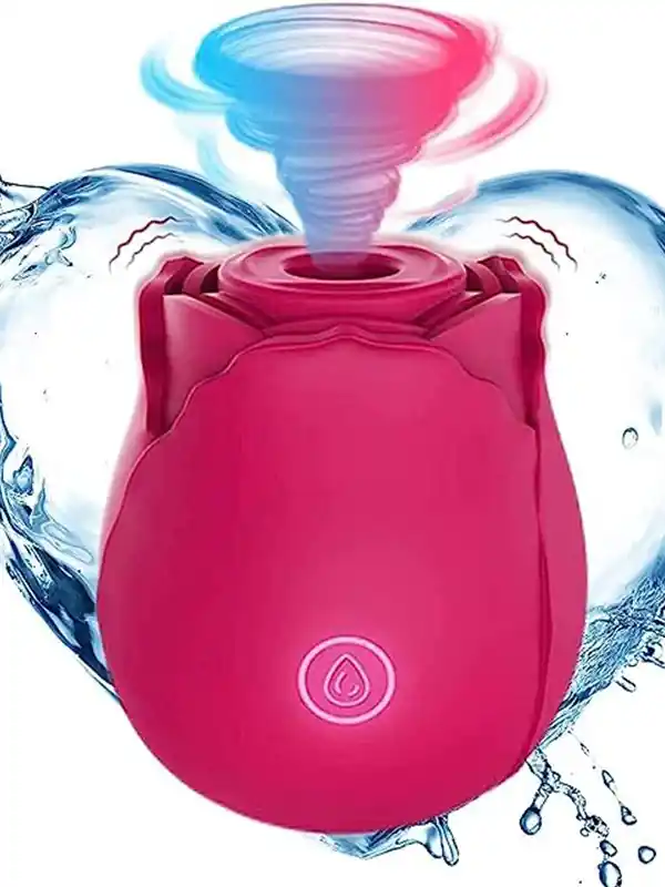 NOXXX Gül Tasarımlı Titreşimli Vakumlu Klitoral Vibratör