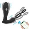 NOXXX Elektro Şoklu Penis Halkalı APP Control Anal Vibratör