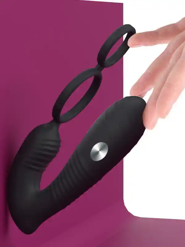 NOXXX Elektro Şoklu Penis Halkalı APP Control Anal Vibratör