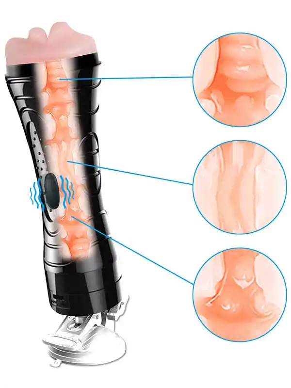 NOXXX Vantuzlu ve Titreşimli Kupa Mastürbatör