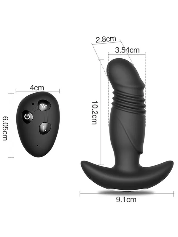 NOXXX İleri Geri Hareketli Uzaktan Kumandalı Şarjlı Giyilebilir Anal Vibratör