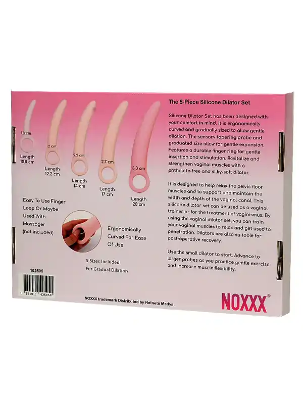 NOXXX 5'li Vajinismus ve Kegel Dilatör Seti