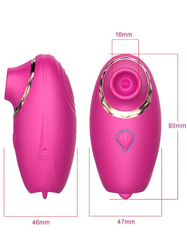 NOXXX Dil Özellikli Vakumlu Şarjlı Titreşimli Orgazm Vibratörü