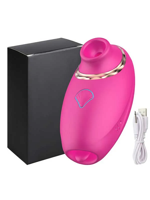 NOXXX Dil Özellikli Vakumlu Şarjlı Titreşimli Orgazm Vibratörü