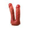 Pembe Tilki Çift Başlı Realistik Dildo 21.5 cm – 19 cm