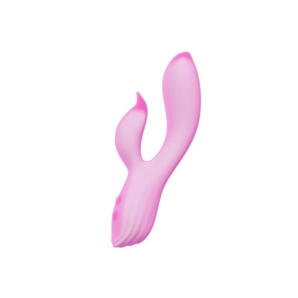 Pembe Tilki Çift Uyarımlı Silikon Rabbit Vibratör