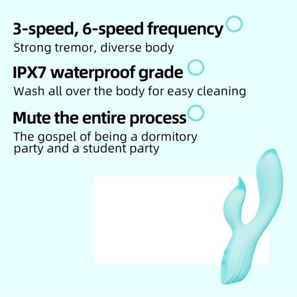 Pembe Tilki Çift Uyarımlı Silikon Rabbit Vibratör