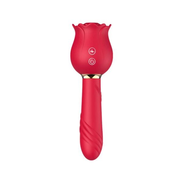 Pembe Tilki Gül Başlıklı Çift Taraflı Emiş Titreşim Vibratörü